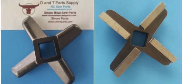 German Made, Resharpenable, D2 Steel Grinder Knife for Hobart #32 Meat Grinders